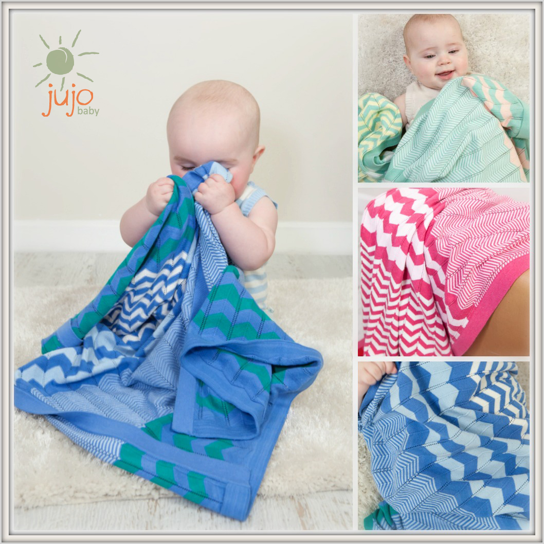 Jujo baby chevron blanket