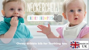 neckerchew dribble bib teether