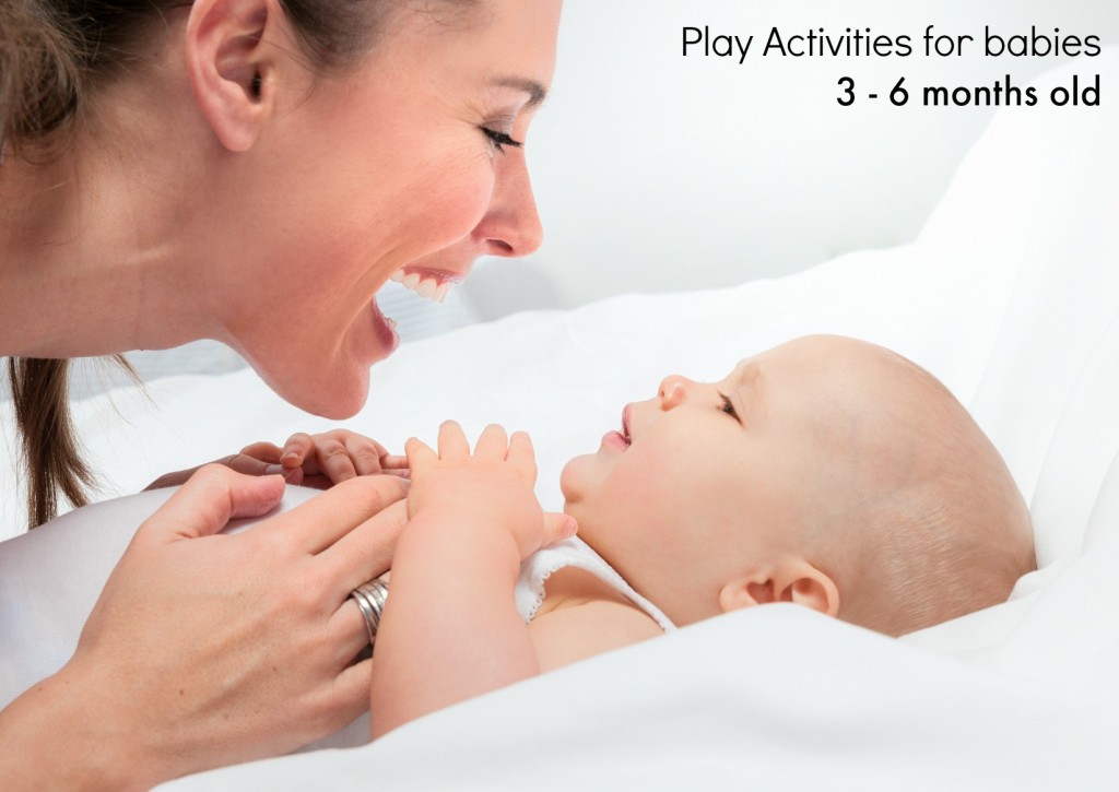 Play activities 3 to 6 month babies