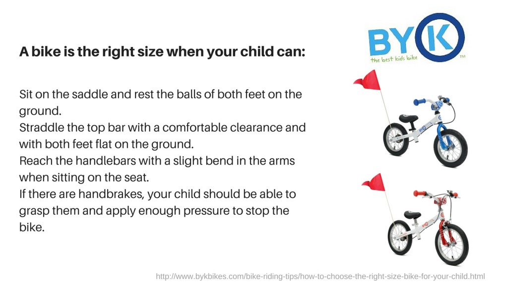 ByK Bikes Sizing Explanation