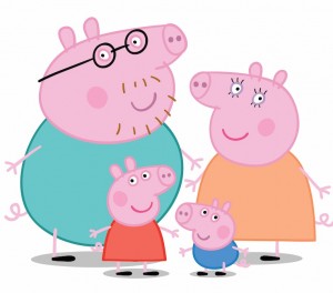 family peppa pig