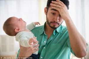 Dad with postnatal depression