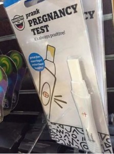prank pregnancy test