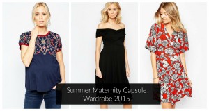 summer maternity essentials capsule wardrobe