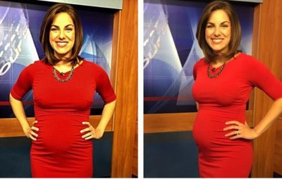 pregnant newsreader