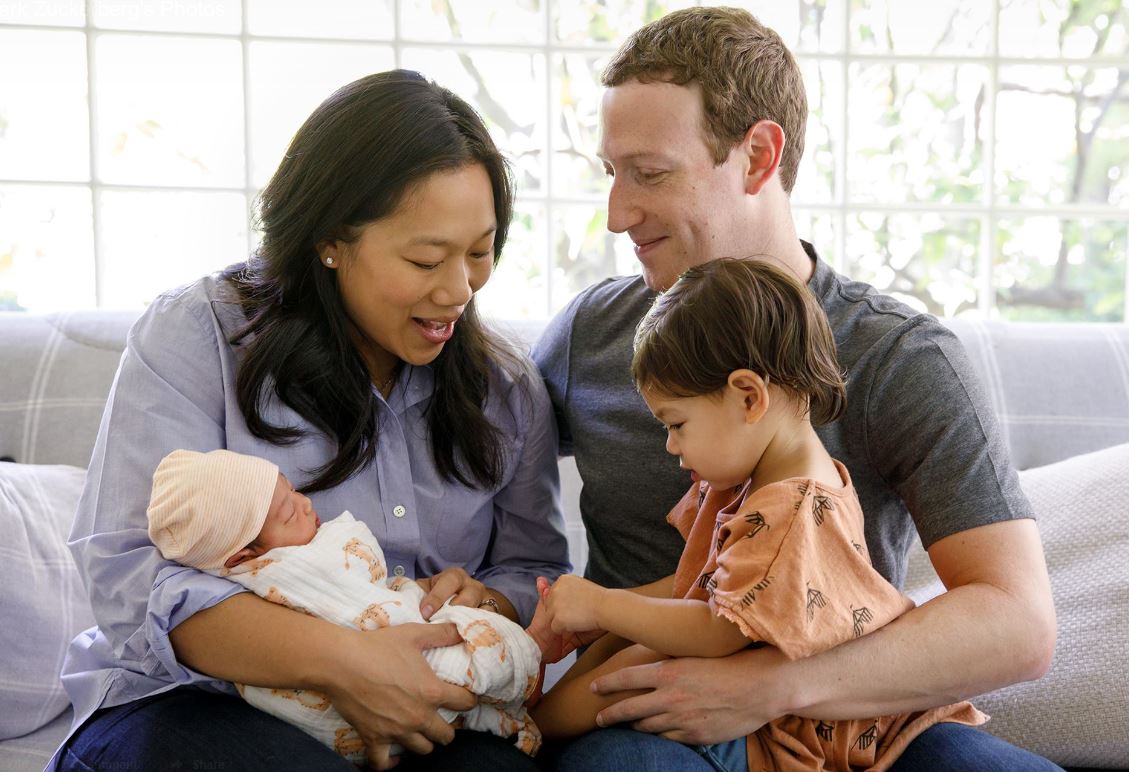 Mark Zuckerberg and Priscilla Chan Announce the Birth of Their Second Daughter With an Open Letter